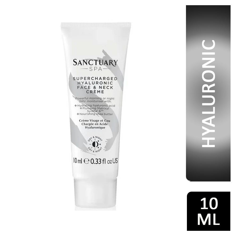 Sanctuary Spa Supercharged Hyaluronic Face & Neck Creme 10ml