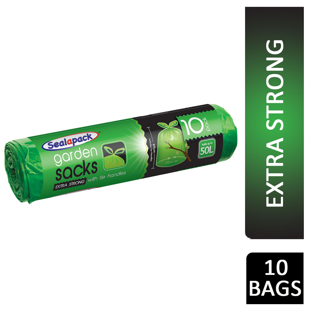 Sealapack Extra Strong Garden Sacks With Tie Handles 10s