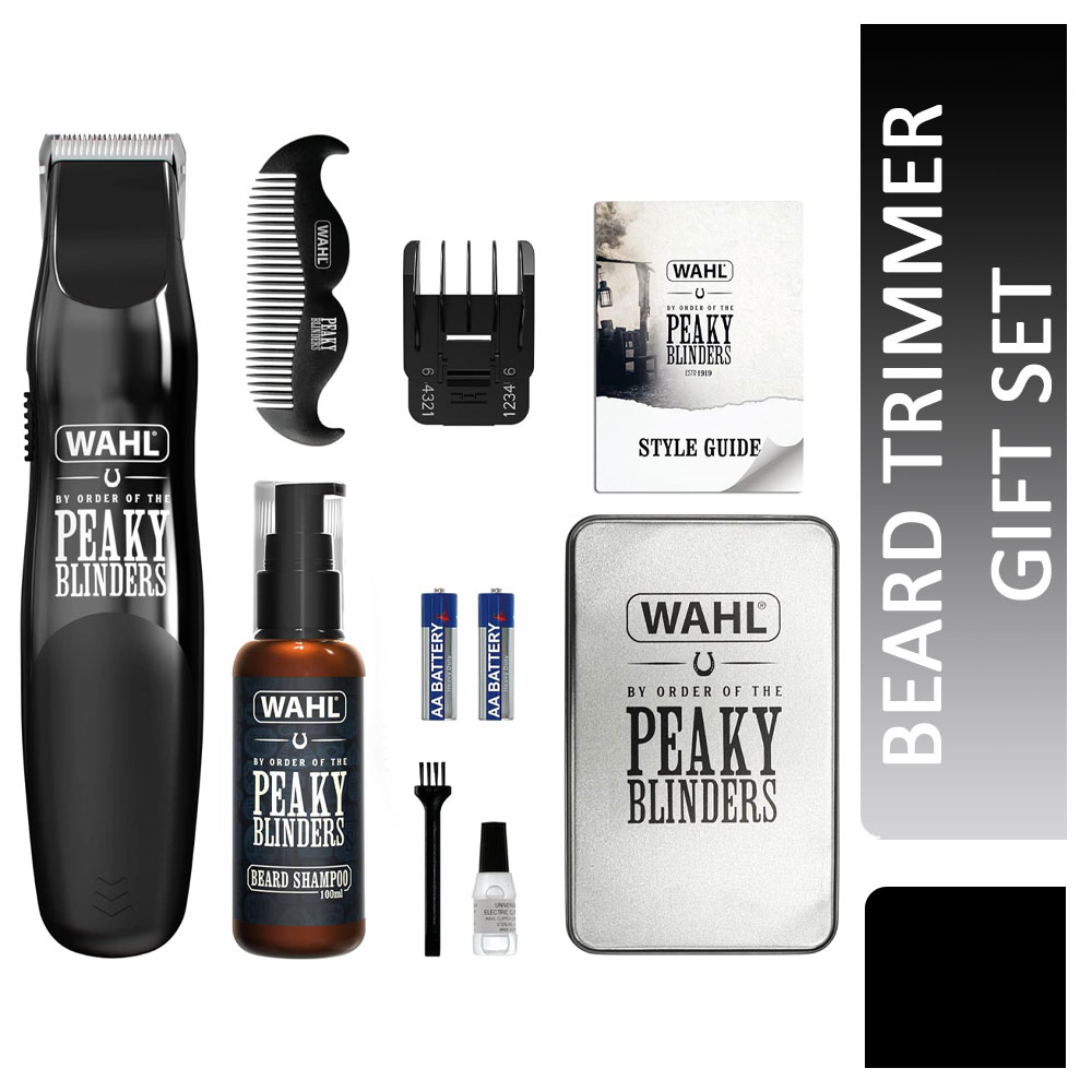 Wahl Peaky Blinders Beard Trimmer Gift Set