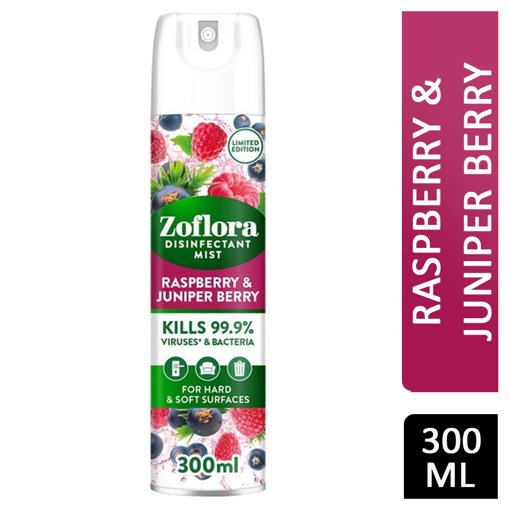Zoflora Disinfectant Mist Raspberry & Juniper Berry 300ml